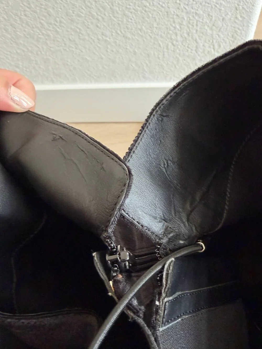 Torrid Black Over the Knee Heel Boot - Size 8WW